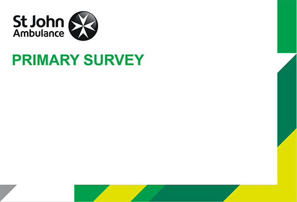 Primary survey presentation