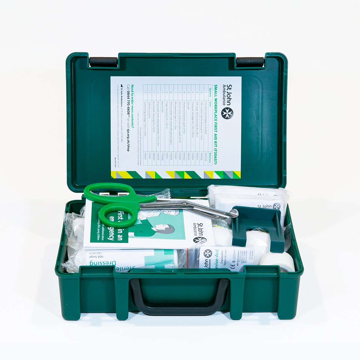 St John Ambulance Small Standard Workplace First Aid Kit BS 8599-1:2019