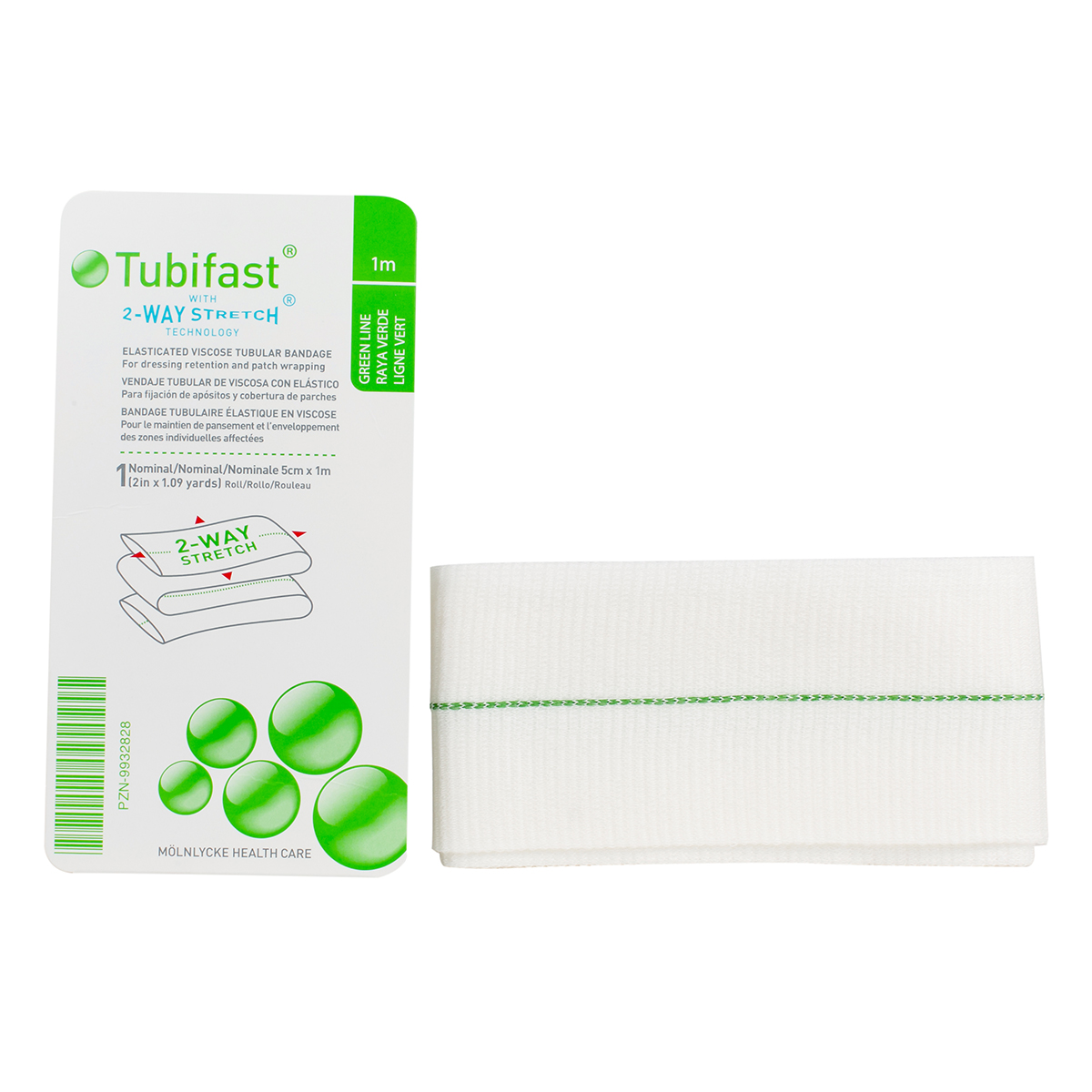 5cm x 1m Tubifast Tubular Bandage for Small and Medium Limbs